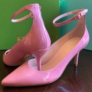 Kate Spade New York Janette Pink Patent Heels 7.5